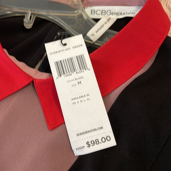 Black BCB generation size medium cocktail dress - Picture 4 of 8